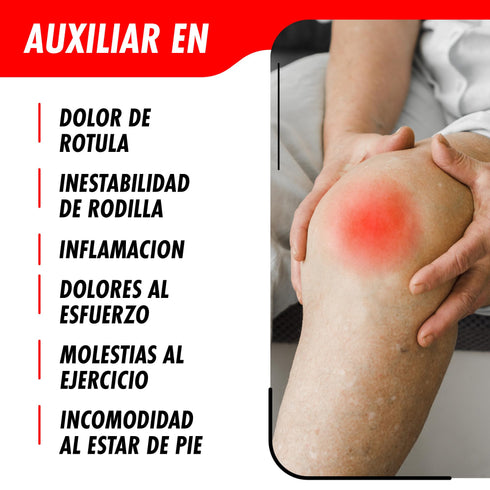 SPORTIFY Rodillera Ortopédica con Estabilizadores Laterales