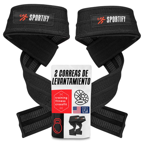 SPORTIFY Par de Straps para Levantamiento de Pesas