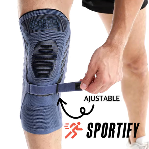 SPORTIFY Rodillera Ortopédica Ajustable con Soporte de Rótula