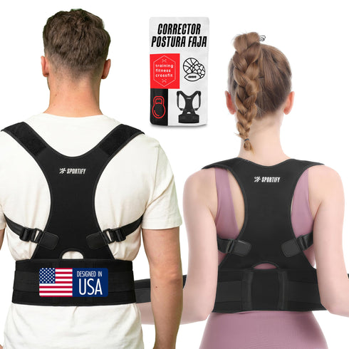 SPORTIFY Corrector de Postura con Faja Lumbar