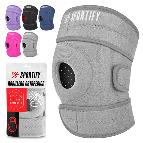 SPORTIFY Rodillera Ortopédica con Estabilizadores Laterales