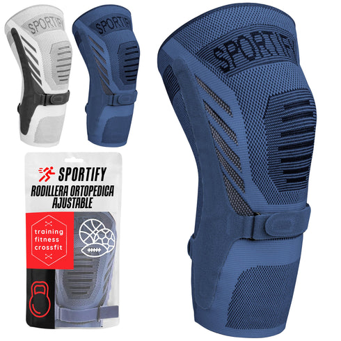 SPORTIFY Rodillera Ortopédica Ajustable con Soporte de Rótula