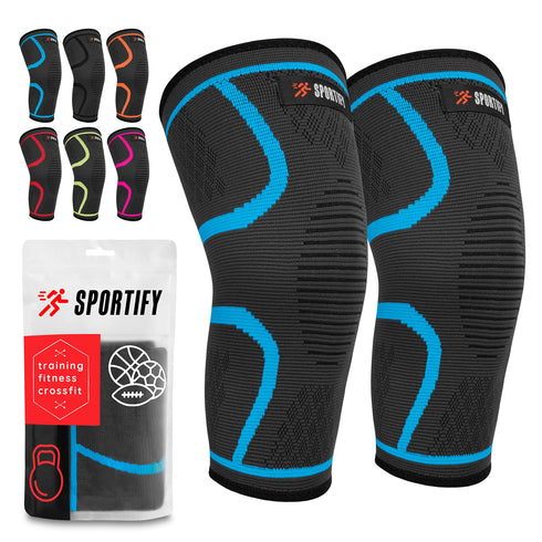 SPORTIFY Par de Rodilleras de Compresión sin Costuras