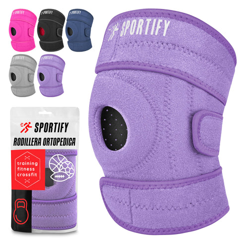 SPORTIFY Rodillera Ortopédica con Estabilizadores Laterales