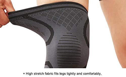 SPORTIFY 2 Rodilleras (1 PAR) Deportivas Ortópedicas de Soporte sin Costuras para Control del Dolor y la Inflamación de la Rodilla Estimulante del Flujo Sanguíneo en Rodilla para Promover la Recuperación Muscular Consultar la Tabla de Medidas. AUTENTICAS