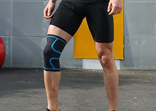 SPORTIFY 2 Rodilleras (1 PAR) Deportivas Ortópedicas de Soporte sin Costuras para Control del Dolor y la Inflamación de la Rodilla Estimulante del Flujo Sanguíneo en Rodilla para Promover la Recuperación Muscular Consultar la Tabla de Medidas. AUTENTICAS