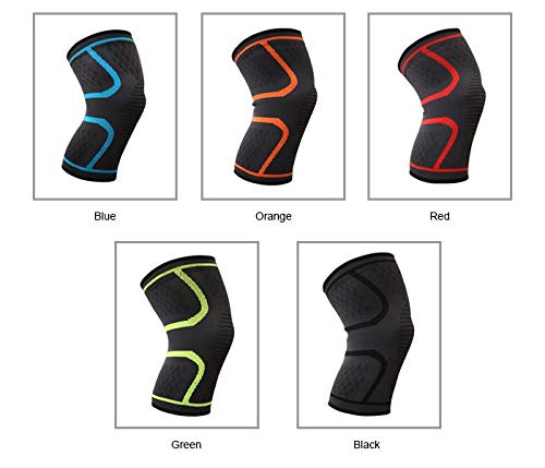 SPORTIFY 2 Rodilleras (1 PAR) Deportivas Ortópedicas de Soporte sin Costuras para Control del Dolor y la Inflamación de la Rodilla Estimulante del Flujo Sanguíneo en Rodilla para Promover la Recuperación Muscular Consultar la Tabla de Medidas. AUTENTICAS