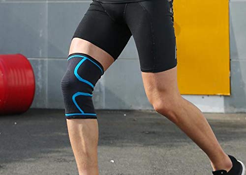 SPORTIFY 2 Rodilleras (1 PAR) Deportivas Ortópedicas de Soporte sin Costuras para Control del Dolor y la Inflamación de la Rodilla Estimulante del Flujo Sanguíneo en Rodilla para Promover la Recuperación Muscular Consultar la Tabla de Medidas. AUTENTICAS