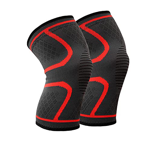 SPORTIFY 2 Rodilleras (1 PAR) Deportivas Ortópedicas de Soporte sin Costuras para Control del Dolor y la Inflamación de la Rodilla Estimulante del Flujo Sanguíneo en Rodilla para Promover la Recuperación Muscular Consultar la Tabla de Medidas. AUTENTICAS