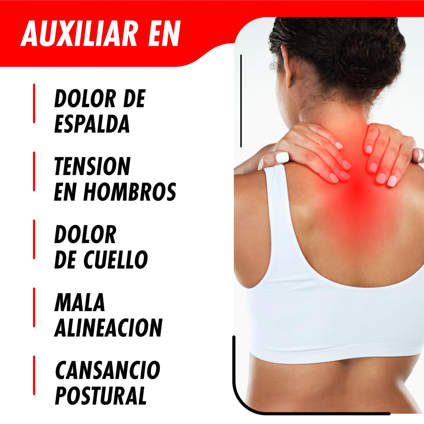 SPORTIFY Corrector de Postura con Faja Lumbar